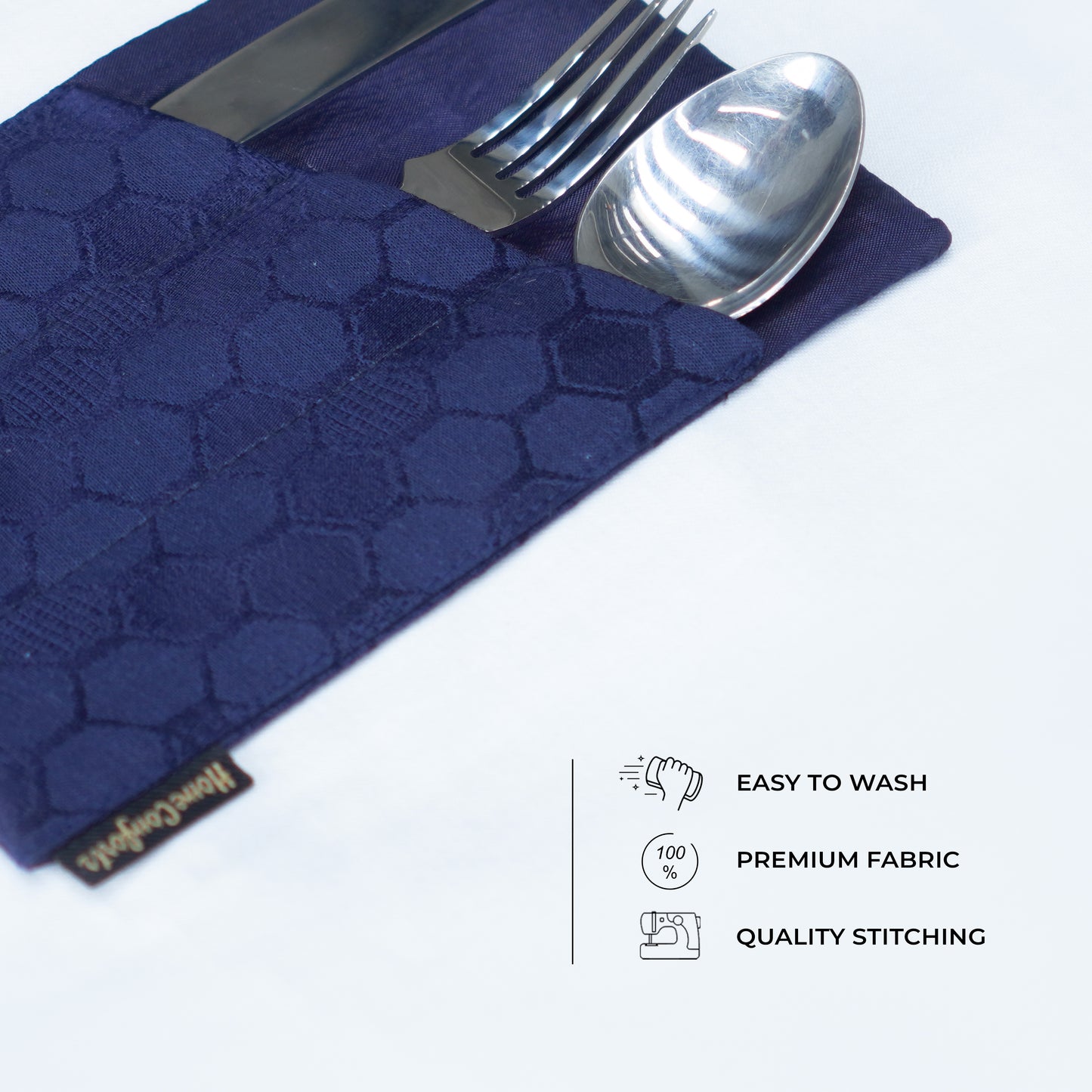Juniper Leaf Mystic Blue Cutlery Holder