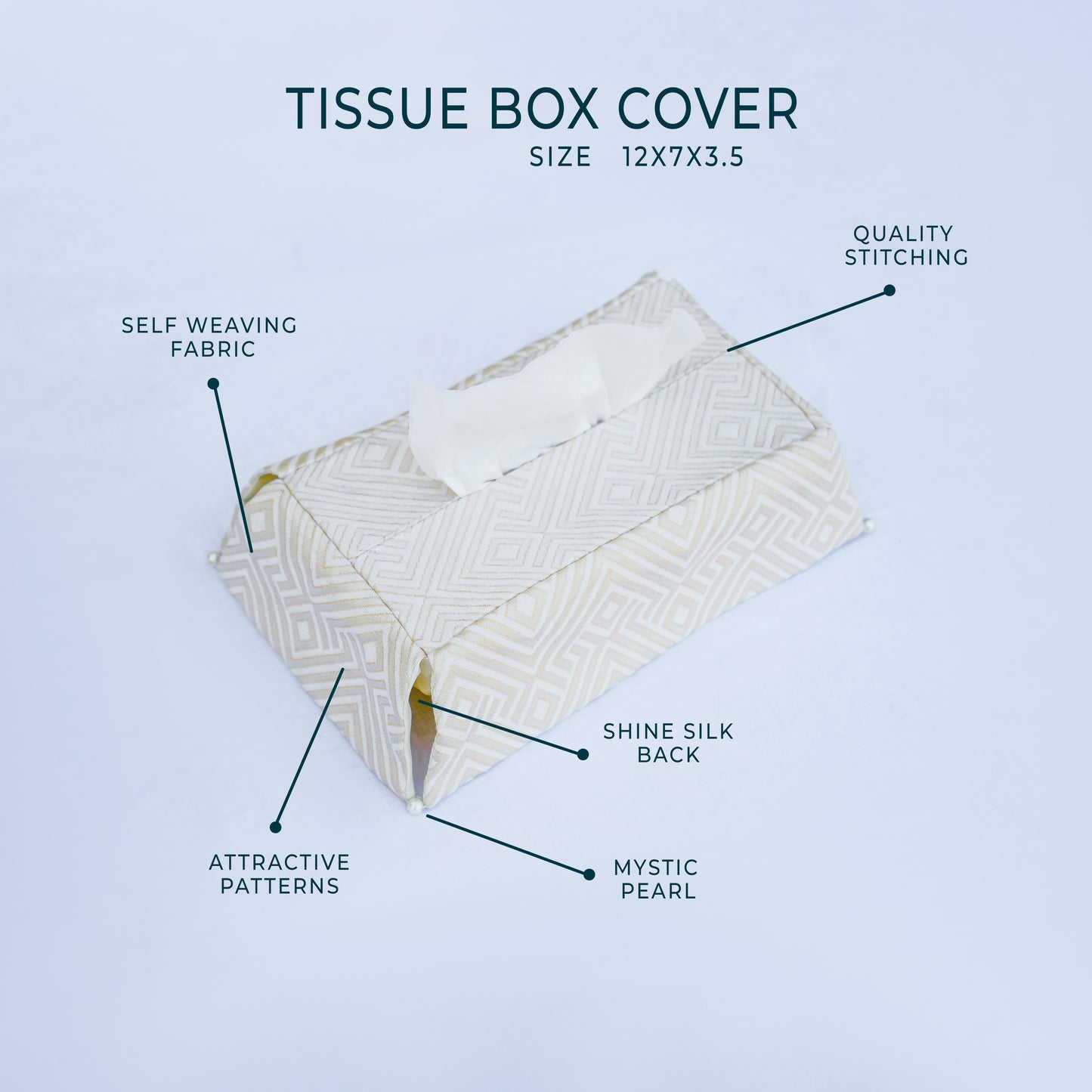 Majestic Bonanza Stella textured Tissue Box