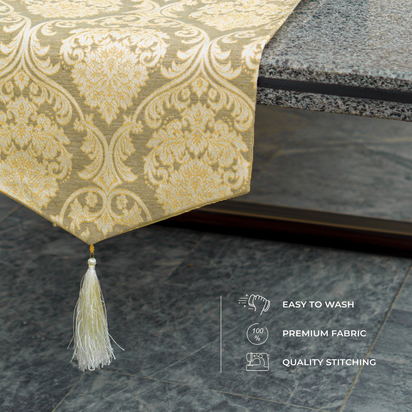 Carlson Ash Brown Table Runner