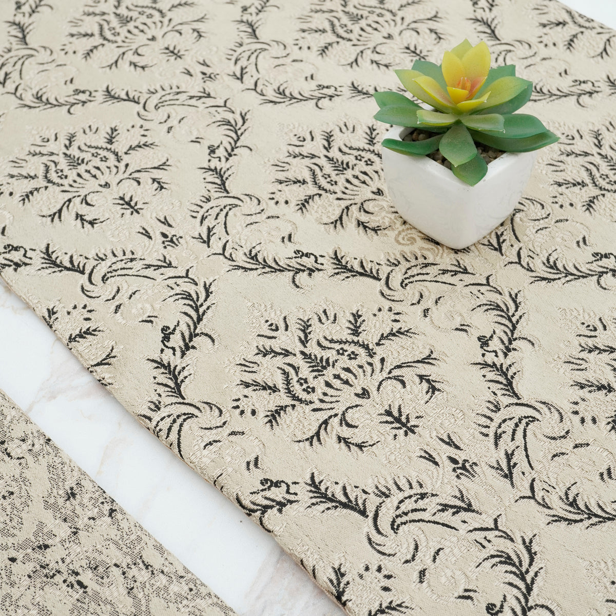 Almond Frost Beige Table Set