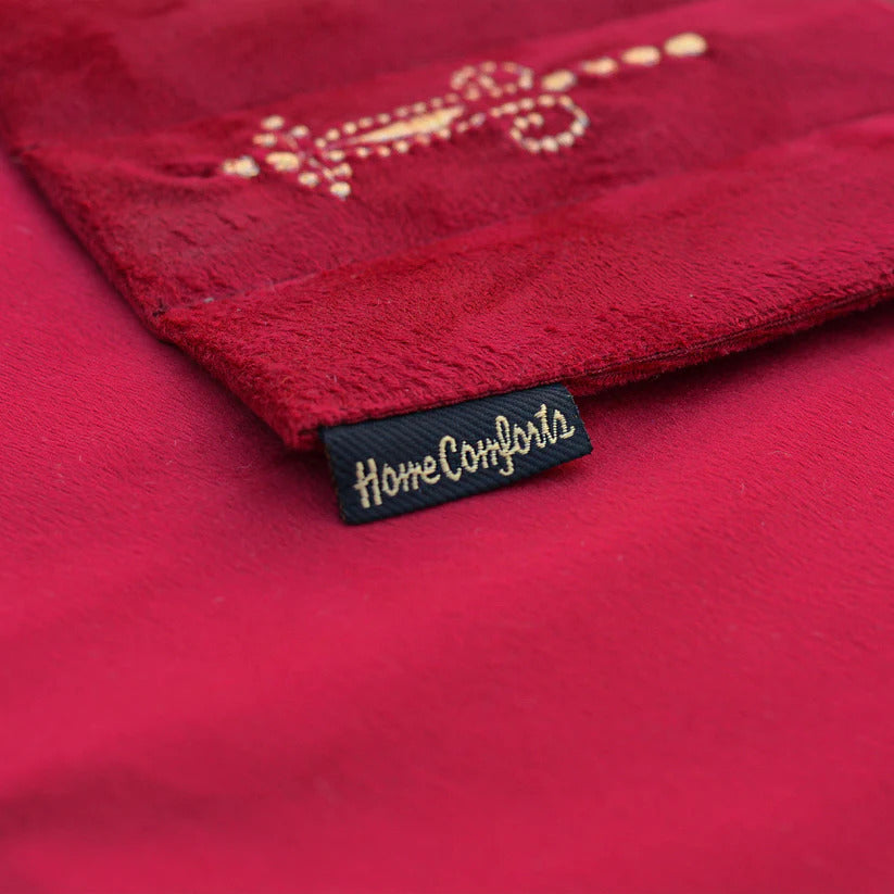 Ashfield Plain Maroon Velvet Table Mats