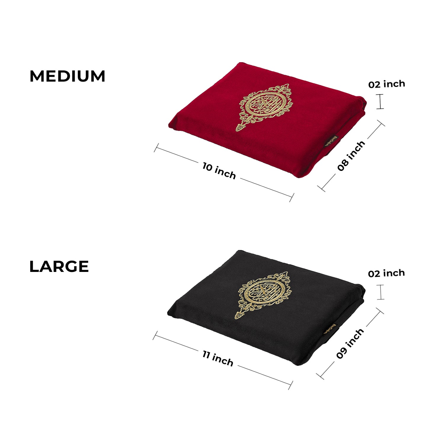 Aura of Embroidered Velvet Quran Covers
