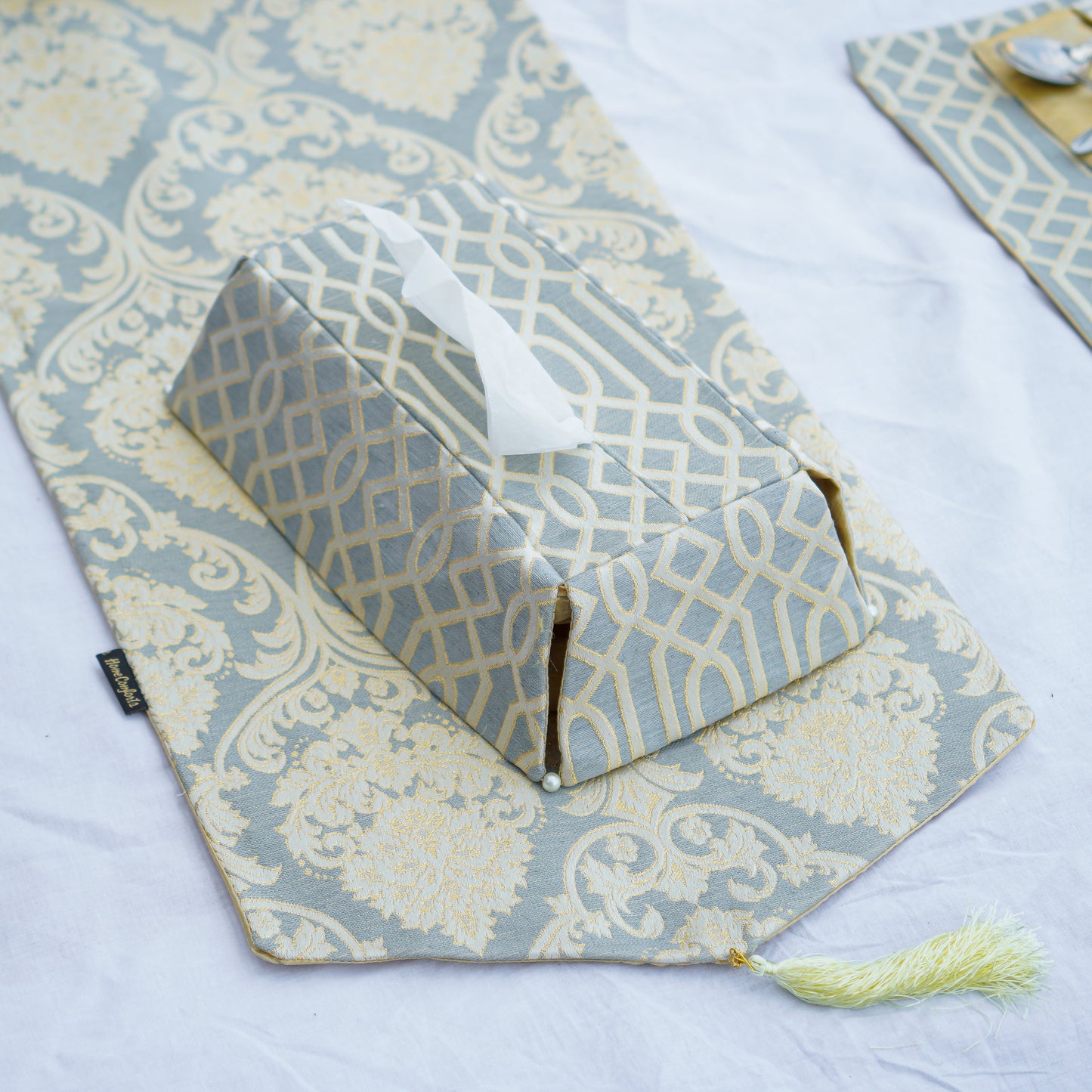 Carlson Sand Grey Tissue Box