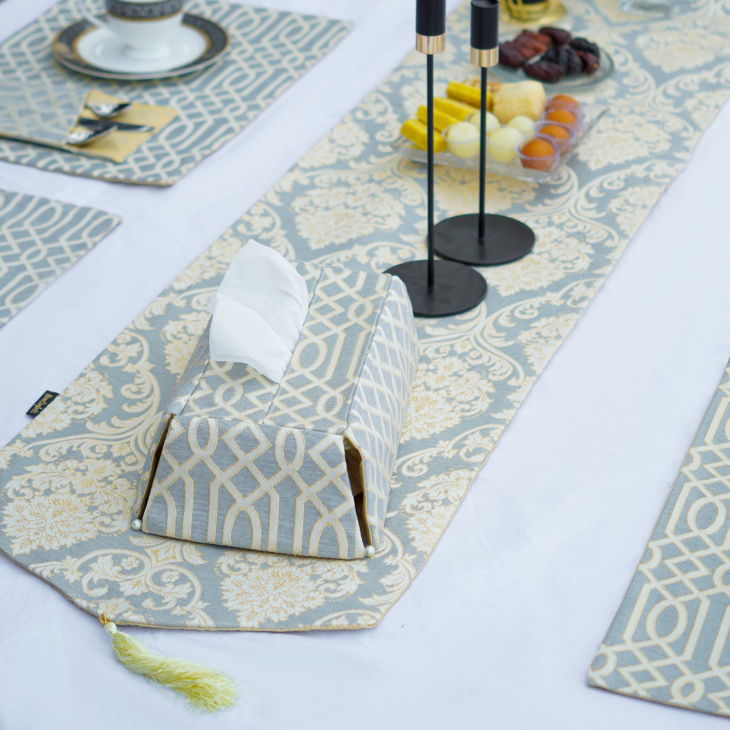 Carlson Sand Grey Tissue Box