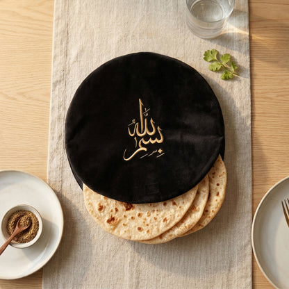 Velvet Embroidered Roti Pouch