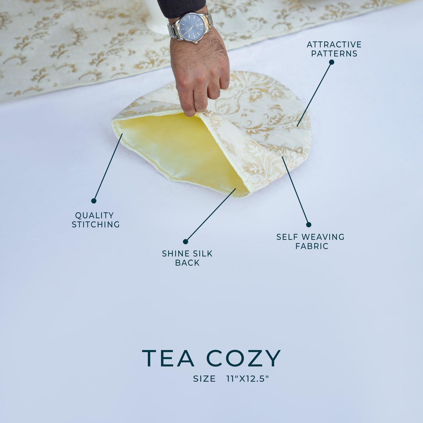 Majestic Bonanza Stella textured Tea Cozy