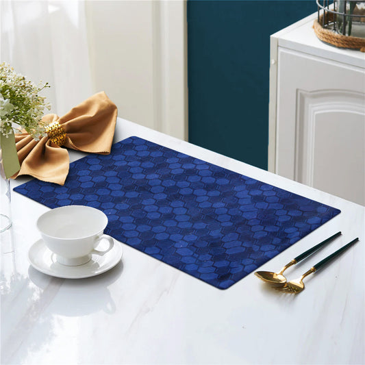 Juniper Leaf Mystic Blue Table Mat