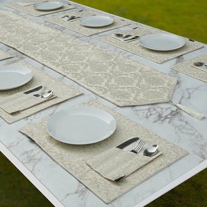 Moonstone Ivory Table Set