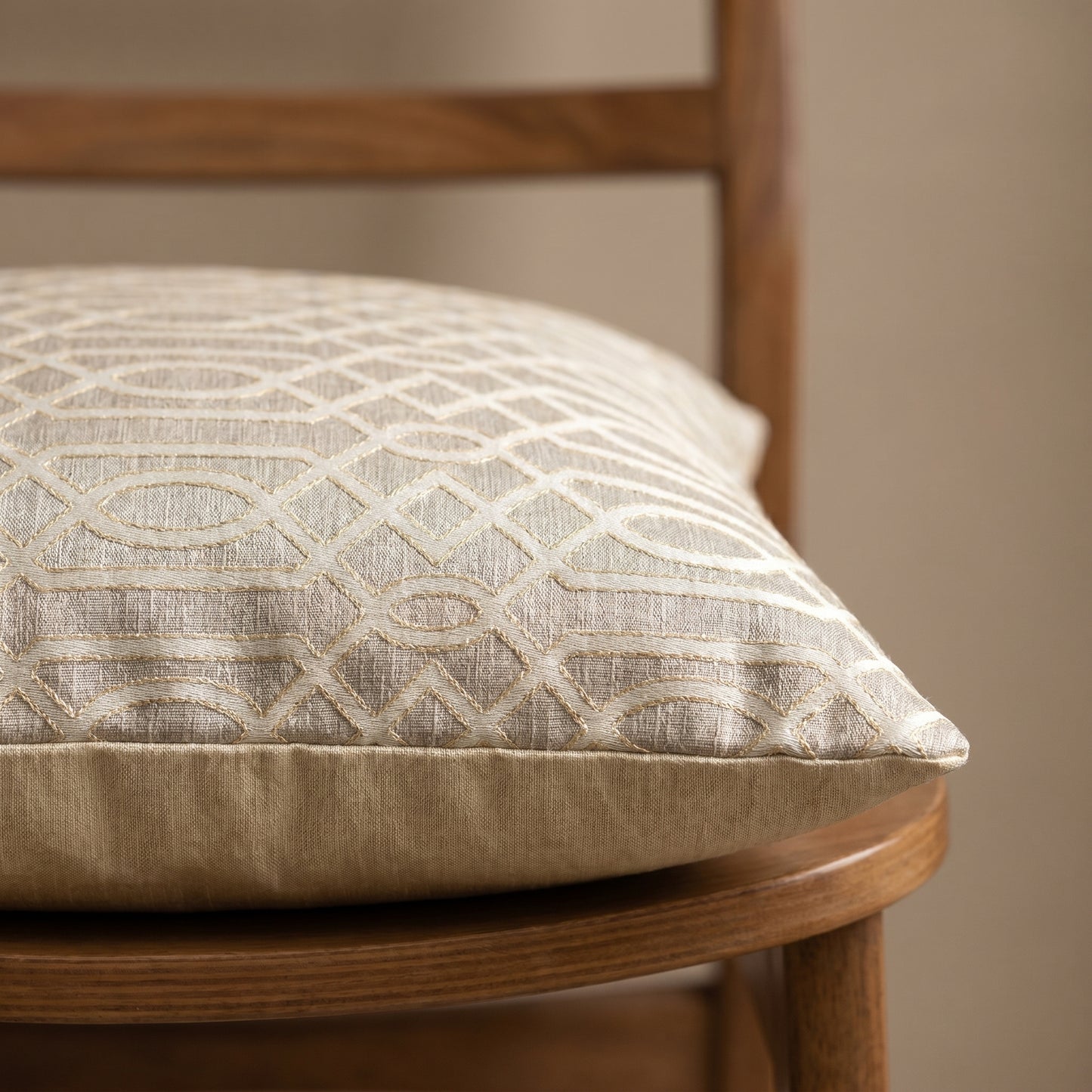 Carlson Ash Brown Cushion Cover