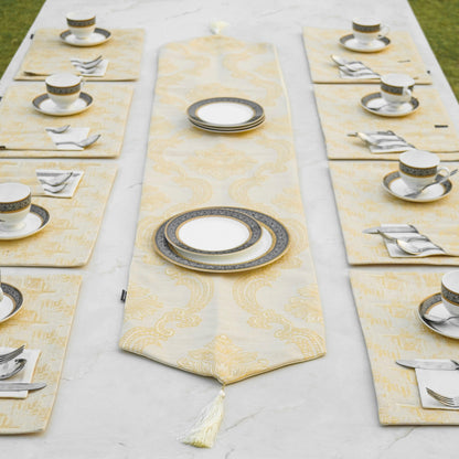 Zarwish Pearl Gold Table Set