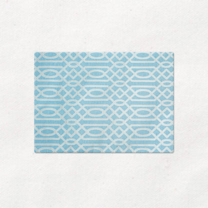 Carlson Coral Blue Table Mats