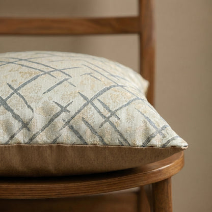 Imperial Brocade Grey Mist Cushion Cover