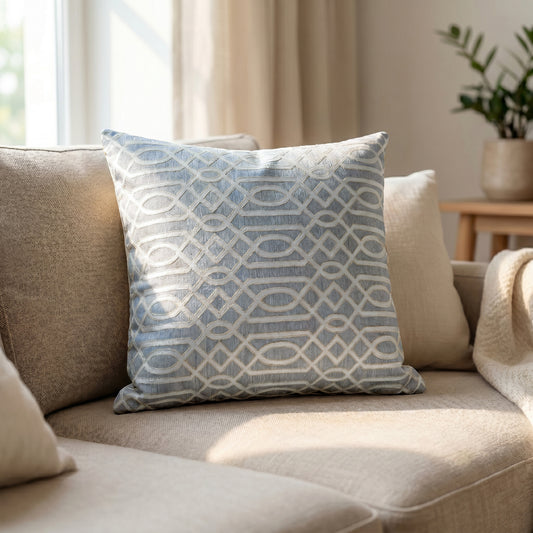 Carlson Sand Grey Cushion Cover
