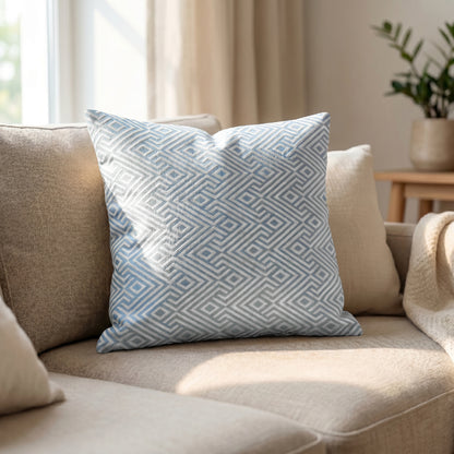 Majestic Bonanza Pearl Blue Cushion Cover