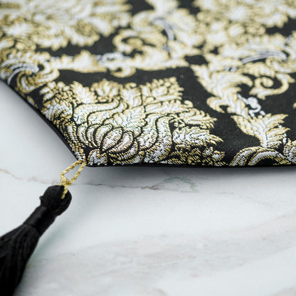 Midnight Noir Gold Table Set