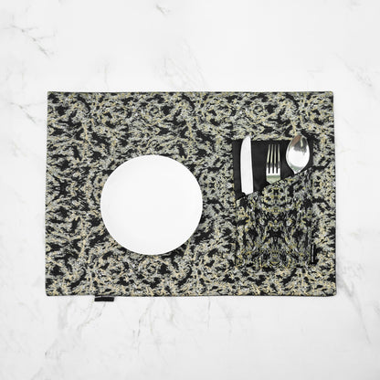 Midnight Noir Gold Table Set