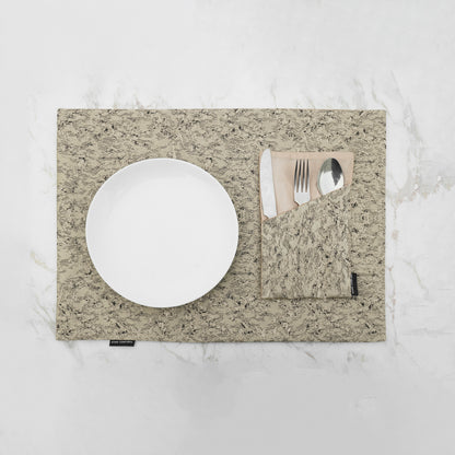 Almond Frost Beige Table Set