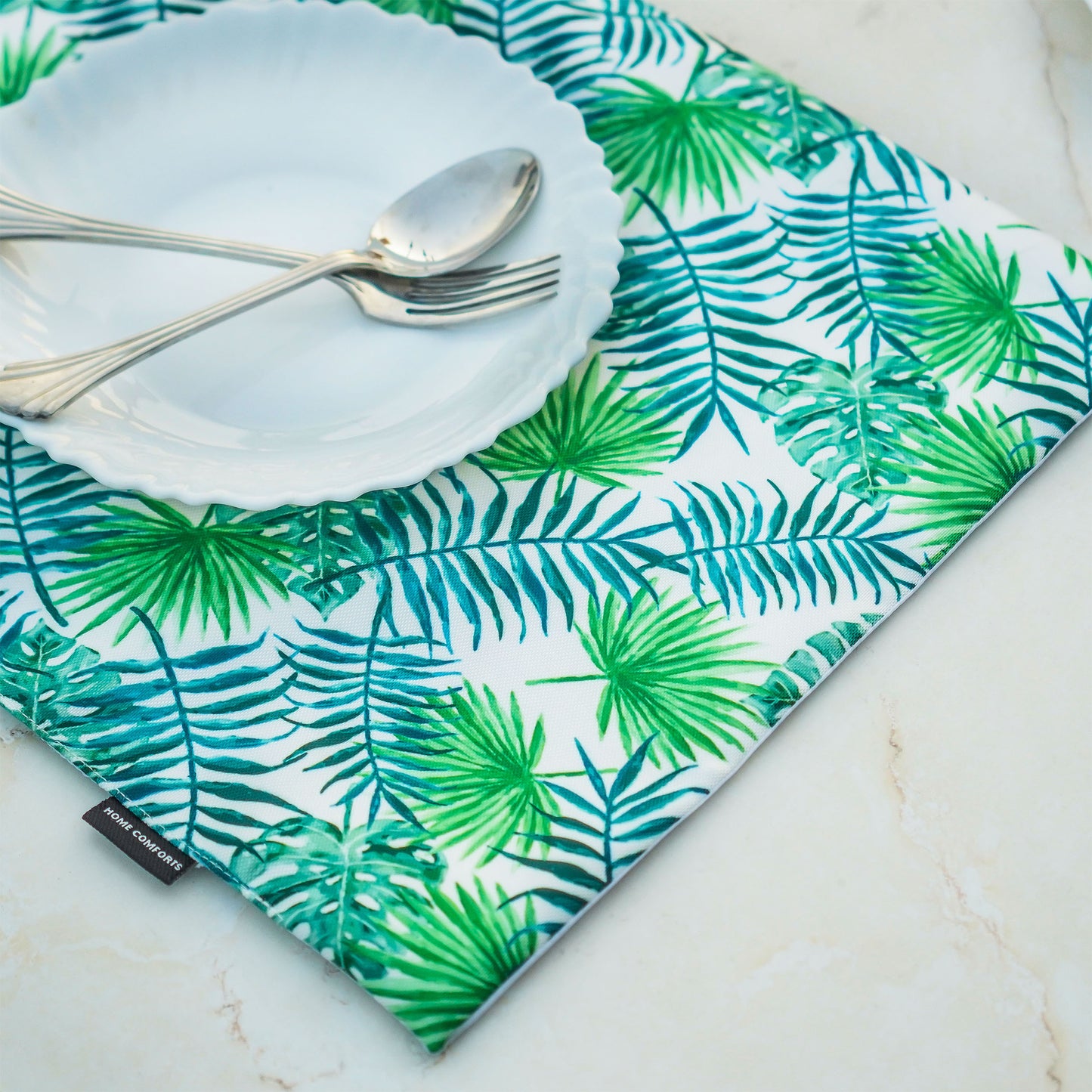 Tropical Leaf Haven Table Mat