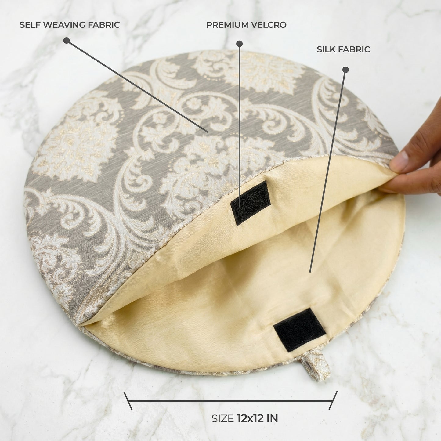 Carlson Ash Brown Roti Pouch