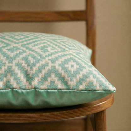 Tribal Luxe Mint Green Cushion Cover