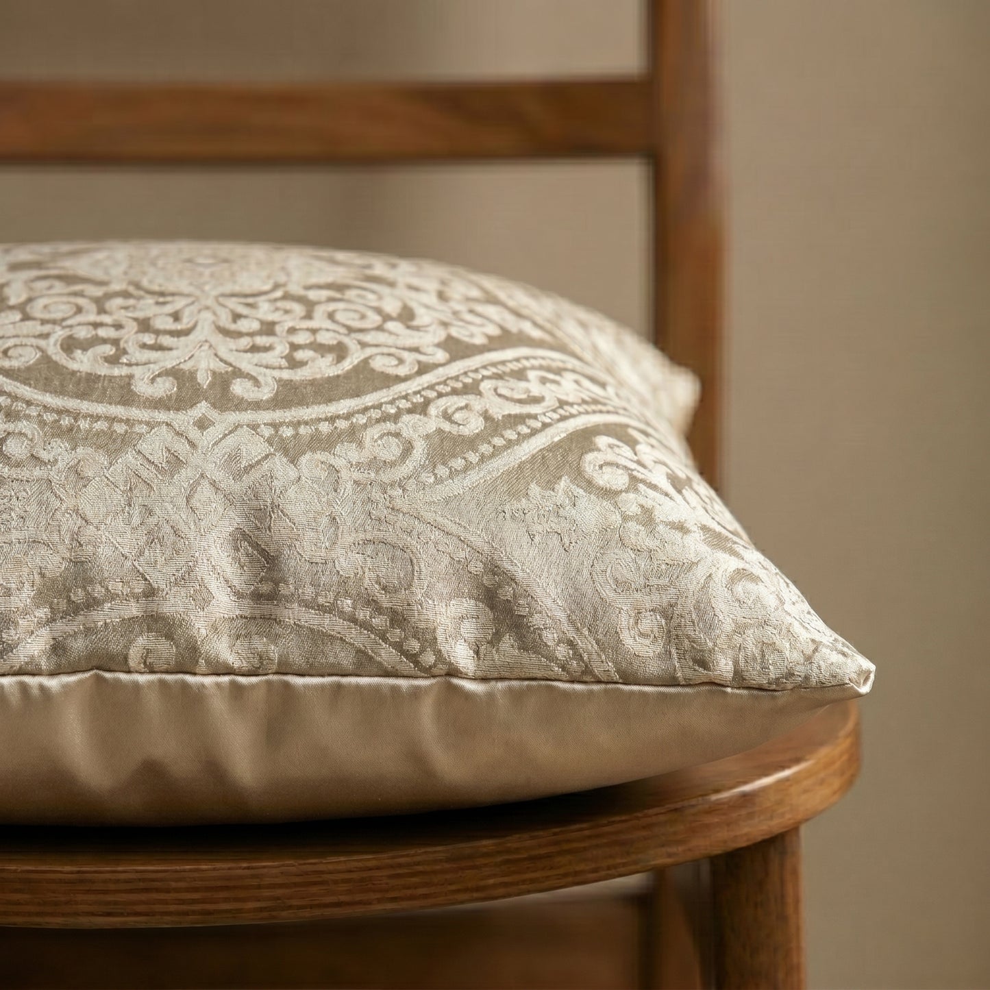 Floral Hive Stem Brown Cushion Cover