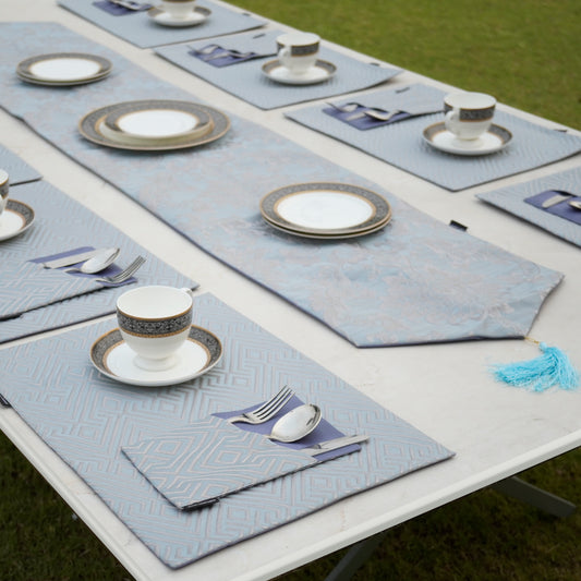 Majestic Bonanza Ice Blue Table Set