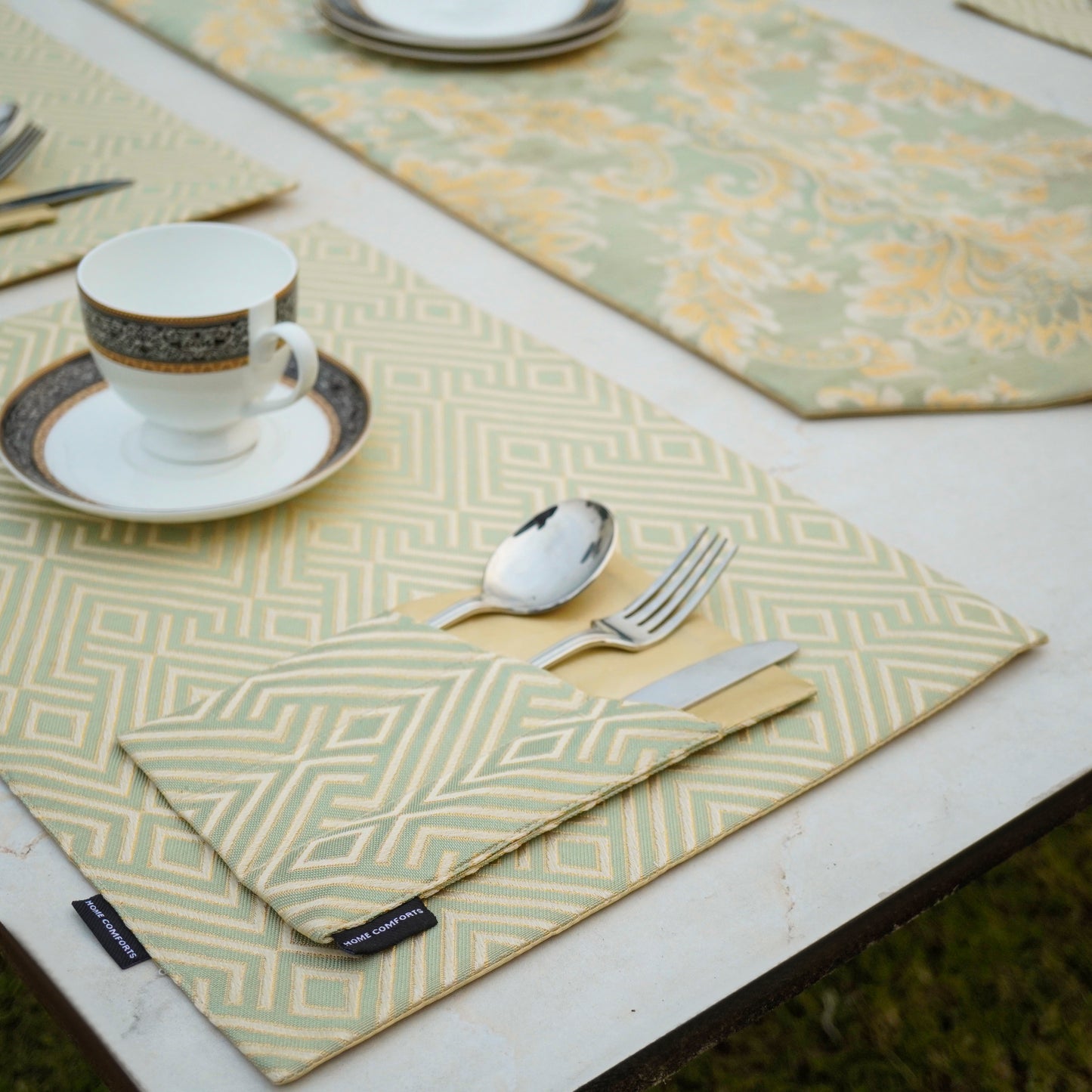 Majestic Bonanza Sage Green Table Set
