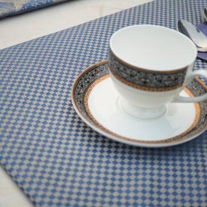 Regal Check Royal Blue Table Set