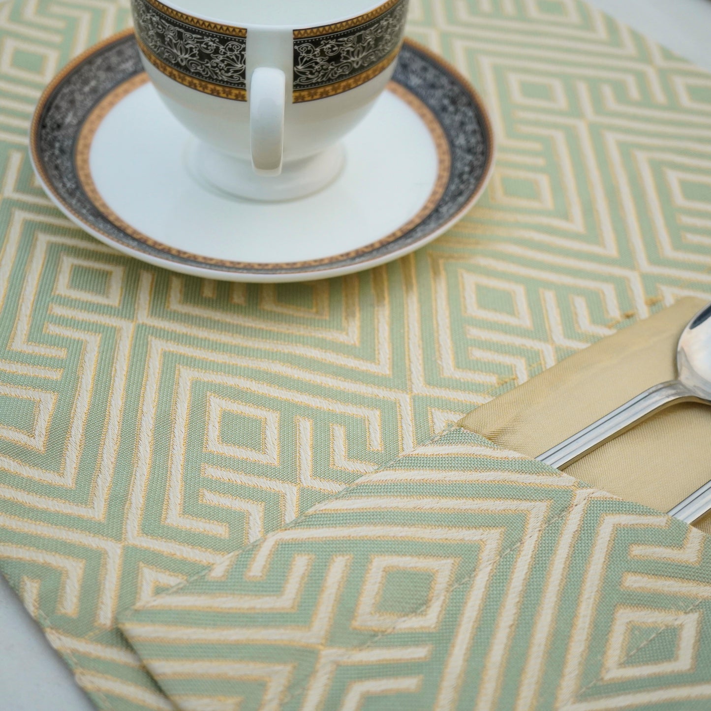 Majestic Bonanza Sage Green Table Set