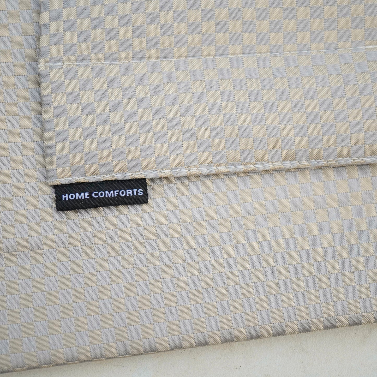 Regal Check Grey Cream Table Set