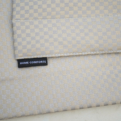 Regal Check Grey Cream Table Set