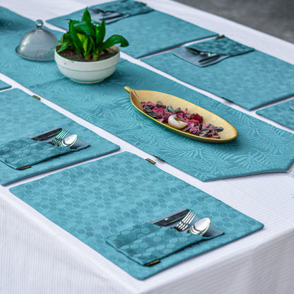 Juniper Leaf C-Green Table Mats