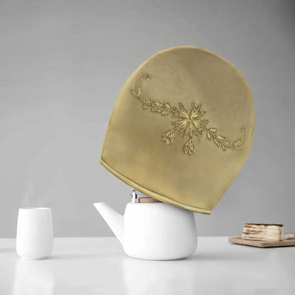 Velvet Embroidered Tea Cozy