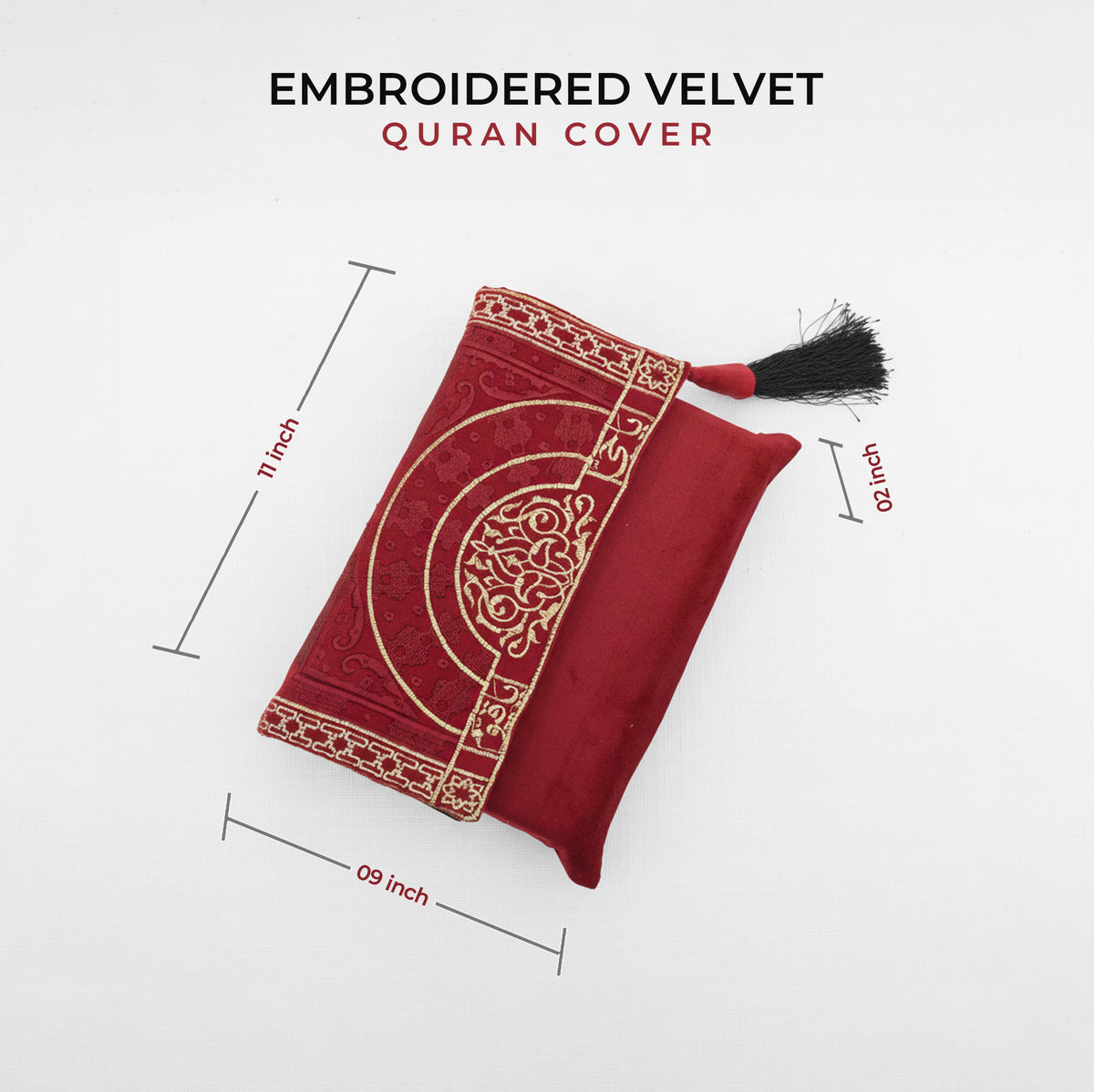 Mehraab-e-Rawdah Velvet Quran Cover
