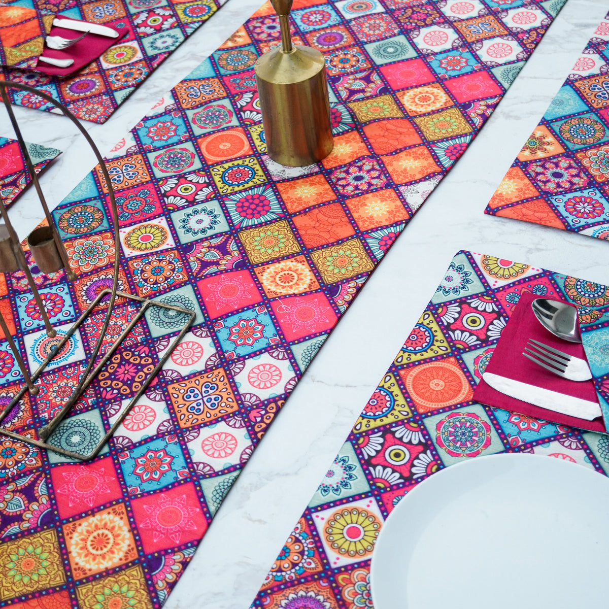 Ajrak Mosaic Heritage Table Set